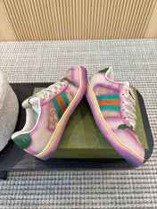 GUCCI 26S SNEAKERS IN PURPLE GRADIENT CANVAS