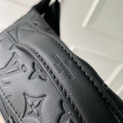 RUSH BUMBAG 30 IN BLACK MONOGRAM SHADOW CALFSKIN