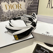 BLACK MIX WHITE SILK HAIRBAND 412467