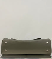 RODEO LARGE BAG 40 IN KHAKI GREEN SMOOTH CALFSKIN SILVER HARDWARE