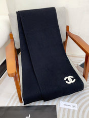 SCARF 190 CM IN BLACK CASHMERE 393184