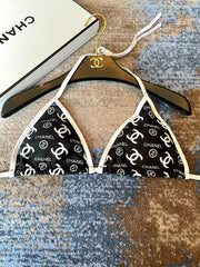BIKINI SWIMSUIT IN BLACK AND WHITE AND PRINTED 627825