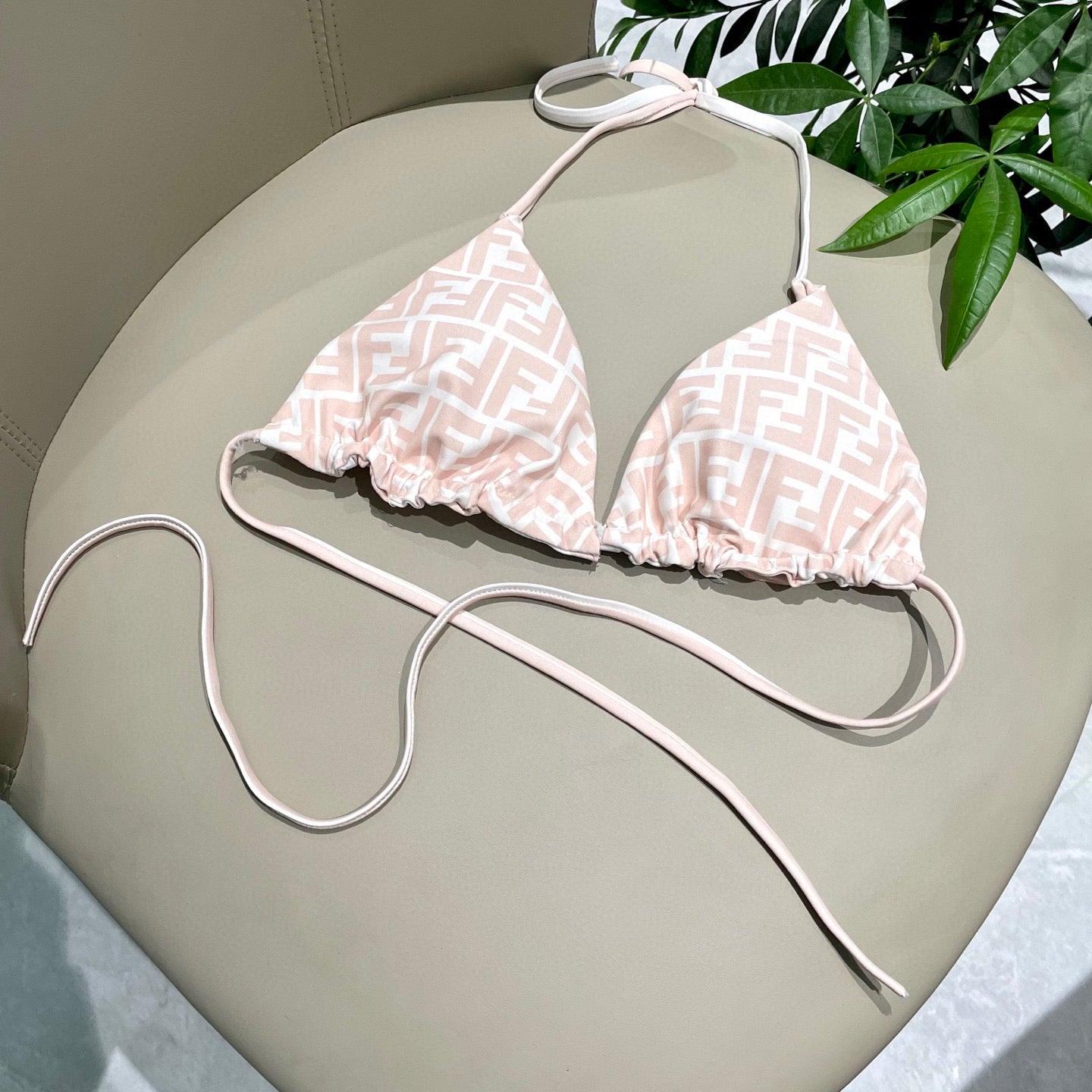 FENDI BIKINI 25S TWO PIECE IN LIGHT PINK 742659