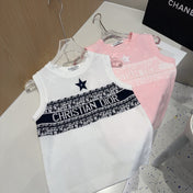 TANK TOP 612065 IN WHITE COTTON RIBBED EMBOSSED LOGO
