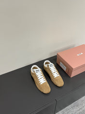 PLUME SUEDE SNEAKERS EARTH BROWN