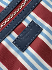 LV 25S KEEPALL BANDOULIÈRE BAG 50 IN BLUE MONOGRAM HERITAGE CALFSKIN