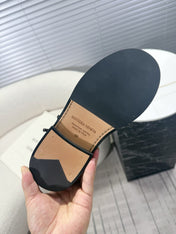 BOTTEGA VENETA 26S ANKLE BOOTS IN BLACK CALFSKIN WITH ROPE DETAIL