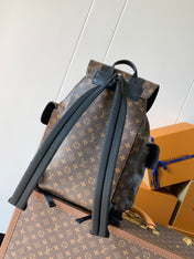 CHRISTOPHER MM BACKPACK 47 IN BROWN MONOGRAM CANVAS
