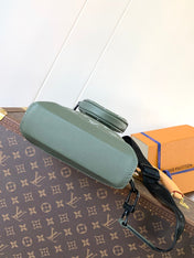 DUO CROSSBAG BAG 42 IN GREEN AND WHITE MONOGRAM SHADOW COWHIDE
