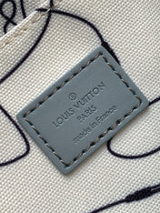 LV 25S NIL BAG 25 IN LIGHT BLUE MONOGRAM CANVAS AND CALFSKIN SILVER HARDWARE