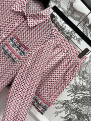 LV 25S SHIRT SHORTS SET IN POLYESTER 263071