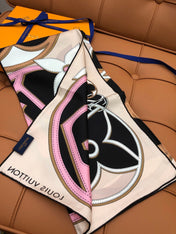 LV SCARF 90 CM IN SILK 704579