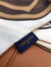 LV SCARF 90 CM IN SILK 704580
