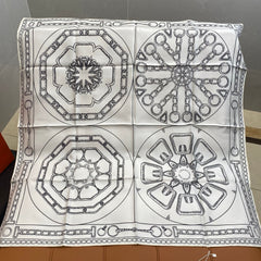 HERMES 25S SCARF 90 IN SILK 703664