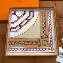 HERMES 25S SCARF 90 IN SILK 703666