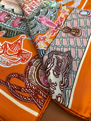 HERMES 25S SCARF 90 IN SILK 703685