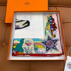 HERMES 25S SCARF 90 IN SILK 703712