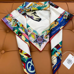 HERMES 25S SCARF 90 IN SILK 703712