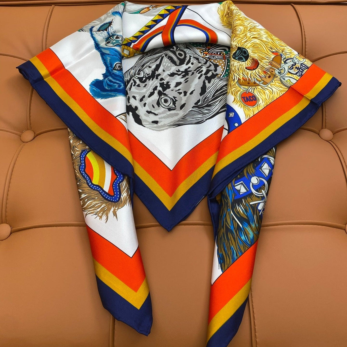 HERMES 25S SCARF 90 IN SILK 703714