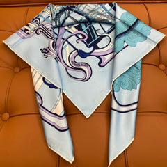 HERMES 25S SCARF 90 IN SILK 718488