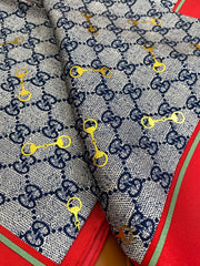 GUCCI 25S SCARF 90 IN SILK 718515