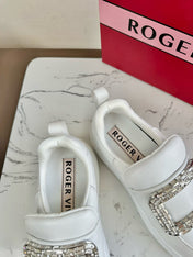 VIV' UP SNEAKERS IN WHITE CALFSKIN