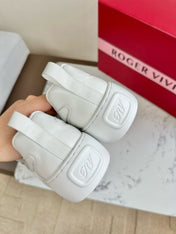 VIV' UP SNEAKERS IN WHITE CALFSKIN