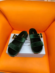 Pra Slides 10 Velvet Laurel Green