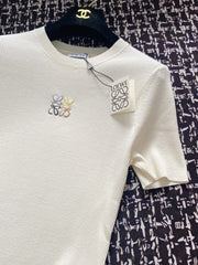 Loewe 25 Slim Sleeved T-Shirt Tencel