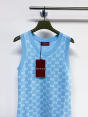 GUCCI 26S EMBELLISHED SLEEVELESS DRESS 109