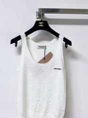 MIUMIU 26S SLEEVELESS KNIT TANK TOP 1151