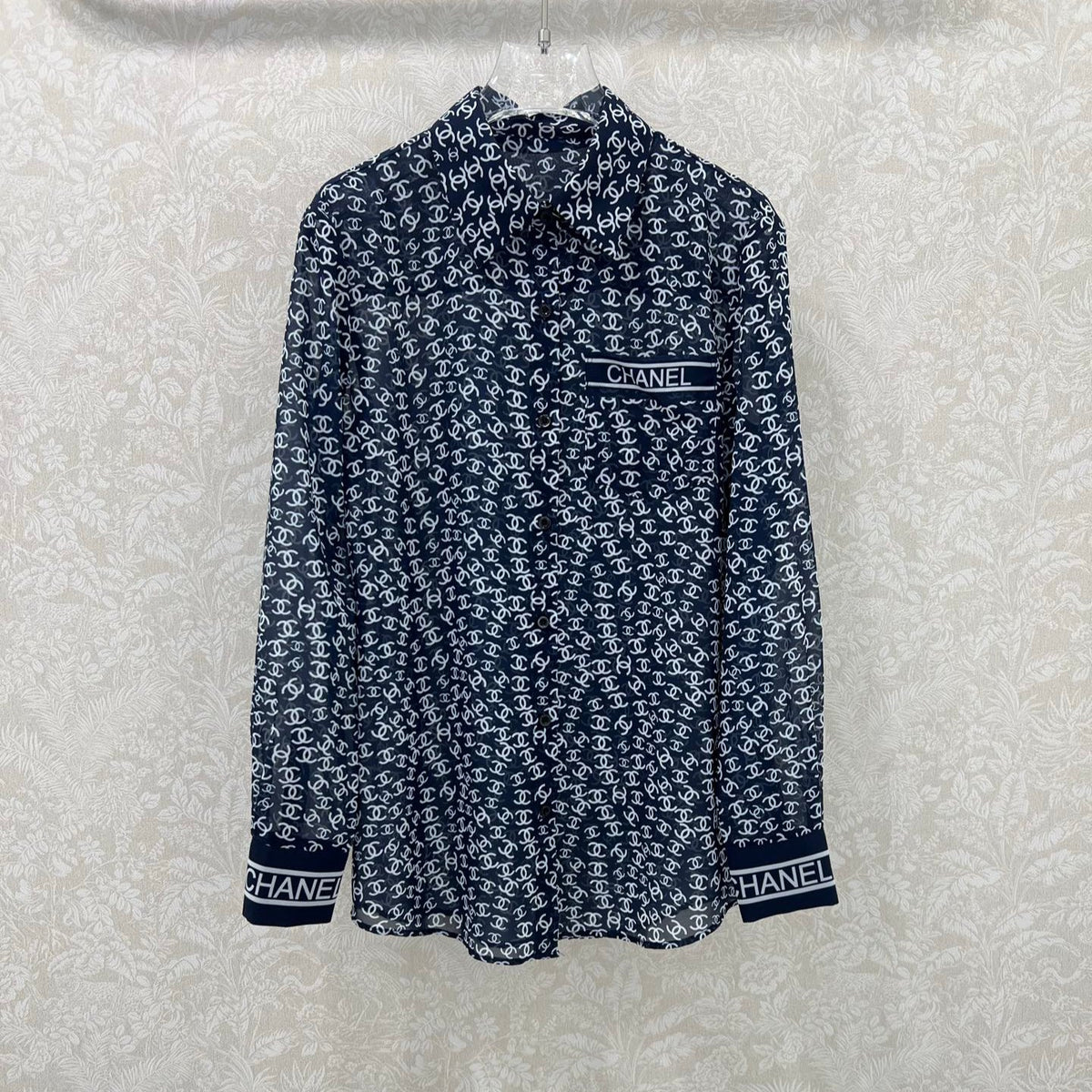 CHANEL LOGO PRINTED SHIRT 275191