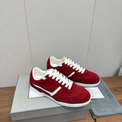 TOM FORD 26S JACKSON SNEAKERS IN RED SUEDE