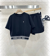 DIOR SHORT SLEEVE SET 25S IN COTTON 265645