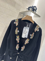CHANEL DRAWSTRING KNIT CARDIGAN 272297