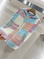 CHANEL SLEEVELESS KNIT HOODIE 276505