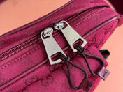 BELT BAG 34 IN CURRANT RED MONOGRAM CANVAS