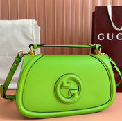 GUCCI 26S BLONDIE BAG 32 IN GREEN CALFSKIN