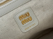IVY TOTE BAG 60 IN CHALK WHITE PATCHWORK CALFSKIN