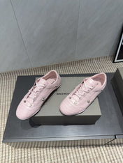 BALENCIAGA 25S SNEAKER IN LIGHT PINK CALFSKIN