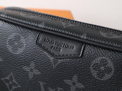 TROCADERO BAG 20 IN BLACK MONOGRAM ECLIPSE CANVAS