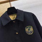 VALENTINO 26S EMBROIDERED BADGE BLAZER STYLE 4