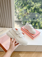 ACNE STUDIO SNEAKER IN WHITE LAMBSKIN