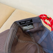 MM BASEBALL CAP IN DARK GREY KHAKI FABRIC STYLE 4