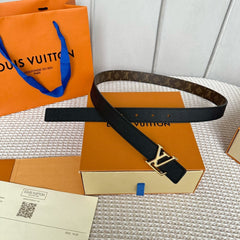 LV ICONIC 25 MM IN BROWN DAMIER CALFSKIN SILVER HARDWARE