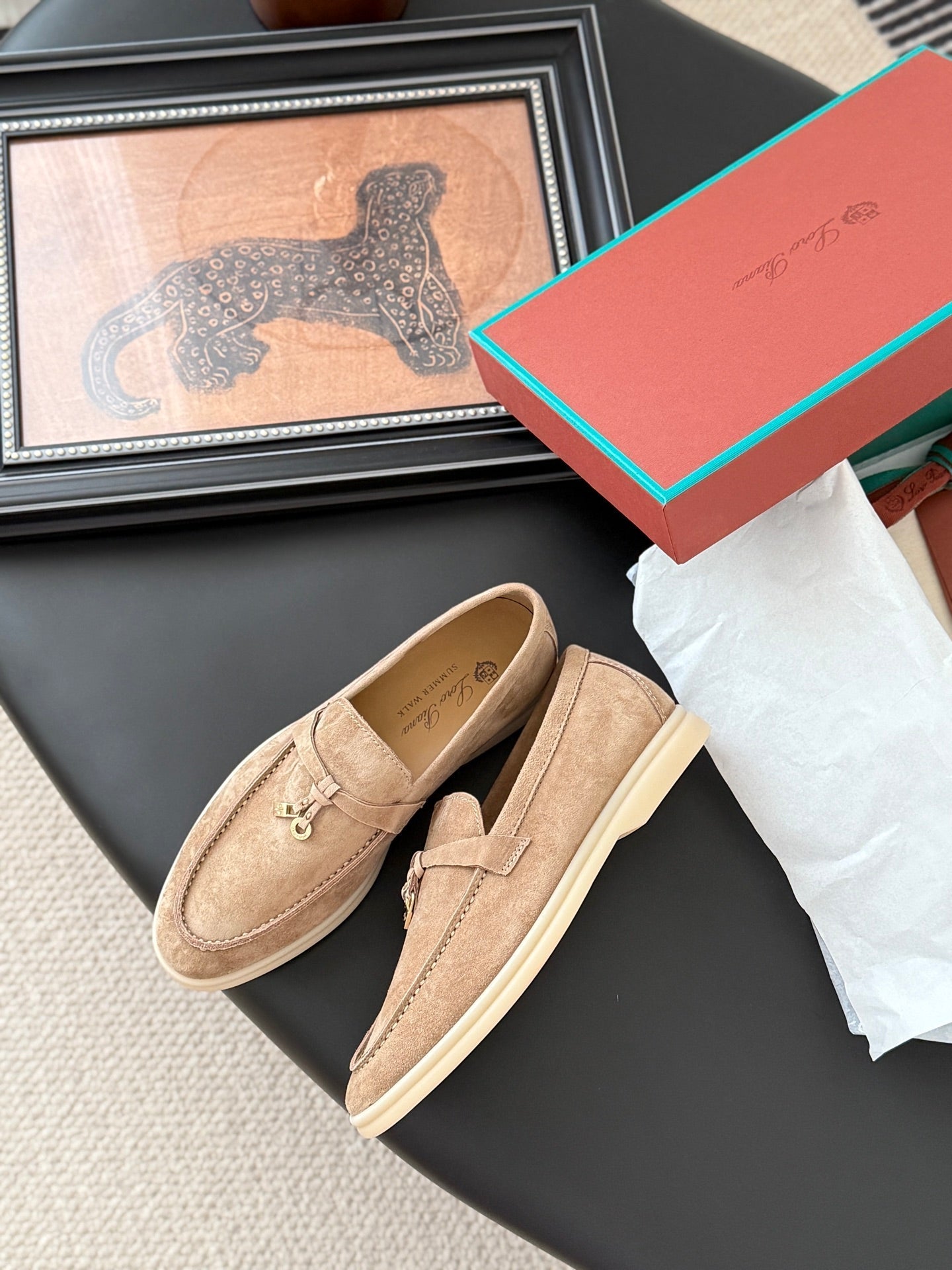 LP SUMMER CHARMS WALK LOAFERS TORTILLA BROWN SUEDE