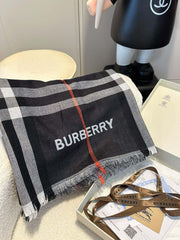 BBR SCARF 220 CM IN WOOL MIX SILK 490014