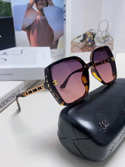 SQUARE SUNGLASSES 632875 IN HAVANA ACETATE