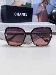 SQUARE SUNGLASSES 632875 IN HAVANA ACETATE