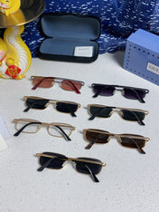 RECTANGULAR FRAME SUNGLASSES GG1457S IN METAL